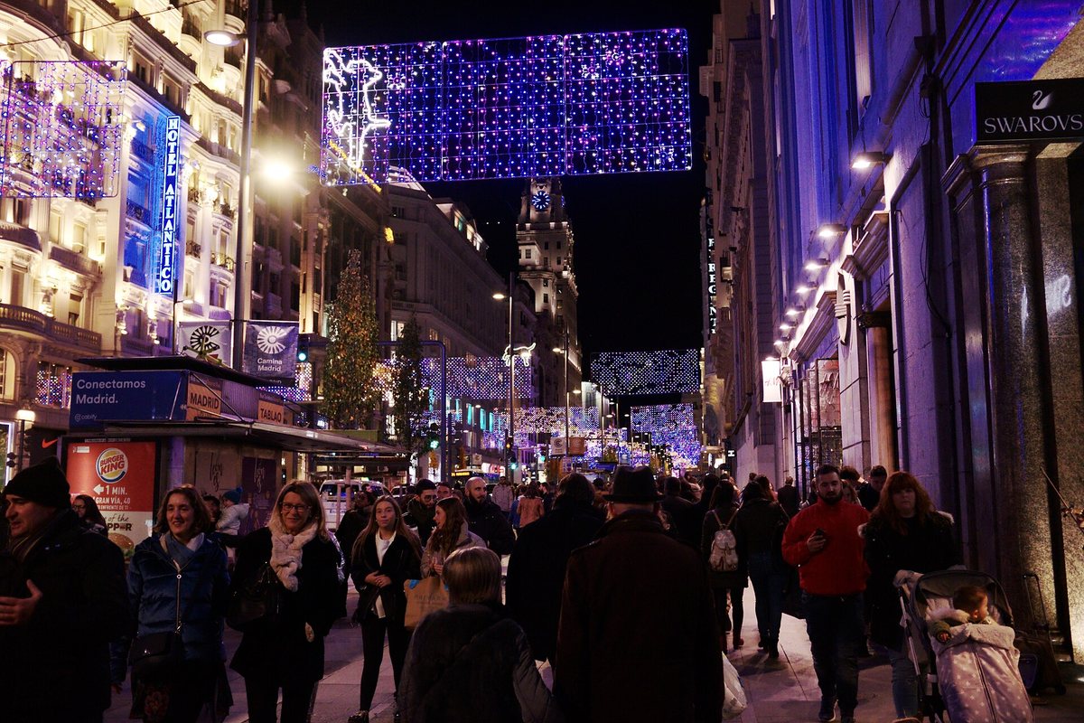 Gran Vía, Madrid, Spain